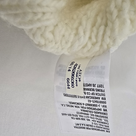 American Eagle Outfitters Ivory wool mohair blend sweater - Picture 8 of 11